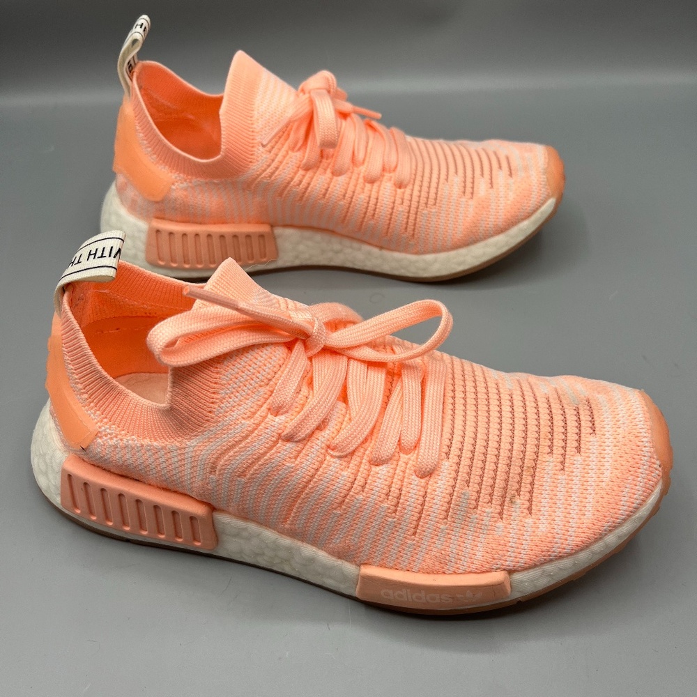 Adidas NMD_R1 STLT Primeknit in clear orange